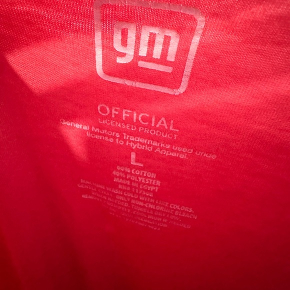 Junior’s GM Official Licensed Product Camaro American Classic T-Shirt Size Large - Picture 4 of 4